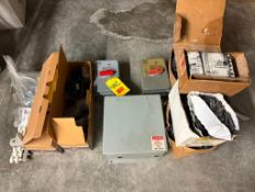 Assorted Electrical Components with (3) Control Boxes (Location: Belmont, WI) - Rigging Fee: $25
