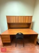 Filing Cabinet, Desk and Book Shelf (Location: Belmont, WI) - Rigging Fee: $50