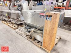 RONCHI S/S CAP Hopper and Inclined Conveyor, S/N: 3128 - Rigging Fee: $150