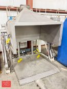 Custom Metal Craft S/S Hydraulic Dump Hopper, Model: 48545, S/N: 1187700 - Rigging Fee: $200