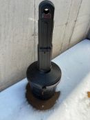 Global Picnic Table and Smoker's Stand (Location: Belmont, WI) - Rigging Fee: $25