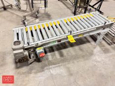 Hytrol Power Roller Conveyor: 72” Length x 20” Width with Drive - Rigging Fee: $100