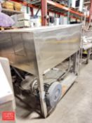 S/S Hopper with Vacuum Blower and Vibratory Feeder - Rigging Fee: $150