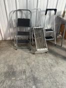 (5) Assorted Step Stools (Location: Belmont, WI) - Rigging Fee: $20