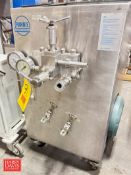 Rannie S/S Homogenizer, S/N: 85290 - Rigging Fee: $200