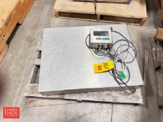 Toledo S/S Digital Scale: 23.5” x 31” - Rigging Fee: $75