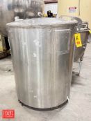 Vulcan Hart 150 Gallon S/S Hinged Lid Tank, Model: CUER-150, S/N: 4893 - Rigging Fee: $150