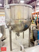 Groen S/S Jacketed Kettle, Model: N500SP, S/N: 46911 - Rigging Fee: $200