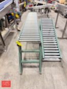 Section Roller Conveyors: 60” Length x 18” Width and 119” Length x 18” Width - Rigging Fee: $100