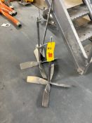 (3) S/S Silo Tank Agitation Blades (Location: Belmont, WI) - Rigging Fee: $25