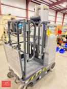 JLG 400 LB Capacity Man Lift: 19.5’ Max Lift, Model: 20MSP, S/N: 0130008733, 24 Volt Battery with Se