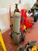 Argon Cylinder with Cart (Location: Belmont, WI) - Rigging Fee: $25