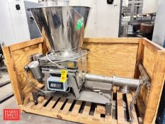 2015 Schenck Process S/S Ingredient Feeder, Model: V646136.1307 with Auger Feed - Rigging Fee: $100