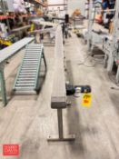 S/S Frame Product Conveyor: 144” Length x 6” Width with Drive - Rigging Fee: $150
