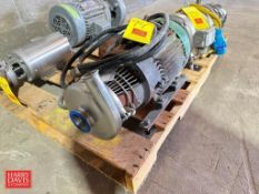 Centrifugal Pump with Weg 7.5 HP 3,530 RPM Motor: Mounted on Base (Location: Glenville, NY) - Riggin