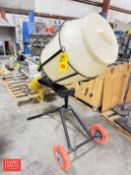 35 Gallon Food Grade Portable Tank Mixer - Rigging Fee: $75