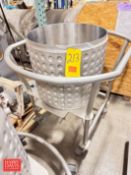 30 Gallon Dimpled Jacketed Tank: Mounted on Casters - Rigging Fee: $100