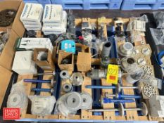 Assorted Valve Parts, Including: Bodies, Stoppers, Pulsafeeder Metering Kits, Pulleys and Stems