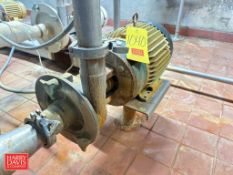 Fristam Centrifugal Pump with Baldor 10 HP 3,420 RPM Motor (Subject to BULK BID: Lot 1023)