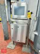 Hope Industrial Systems Monitor and Bar Code Scanner: Mounted on S/S Stand - Rigging Fee: $200