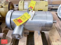 Assorted S/S Clad Baldor 15 HP 3,500 and 3,520 RPM Motor - Rigging Fee: $250