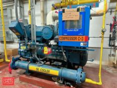 Vilter 125 HP Single Screw Ammonia Compressor, Model: A025224CEAAAN, S/N: 946 with RAM Soft Starter