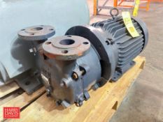 SIHI Vacuum Pump with 10 HP 1,760 RPM Motor - Rigging Fee: $150
