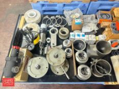 Assorted Cooling Tower, Including: Belts, Couplers, Seals, Valves, Motors, Centrifuge, S/S Valve