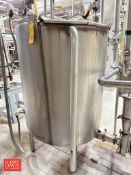 250 Gallon S/S Tank with Level Sensor - Rigging Fee: $250