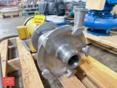 Ampco Centrifugal Pump, Model: MR42 with Baldor S/S 5 HP 1,750 RPM Motor - Rigging Fee: $100