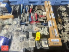 Assorted Fristam NEW and other Parts, Including: Shafts, Sprockets, Springs, Gaskets, O-Rings, Clamp