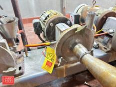 Fristam Centrifugal Pump with Baldor 5 HP 3,420 RPM Motor (Subject to BULK BID: Lot 1023)