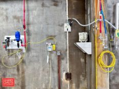 Lafferty Push Lever Mixing Station, 60/10 High Flow Level Master, Poly Diaphragm Pump and Dosatron