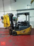 CAT Electric Forklift with 3-Stage Mast, Side Shift and Tilt - Rigging Fee: $150