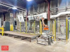 Sections: Output Pallet Conveyor with Drives and Equipment Safety Cage (Subject to BULK BID