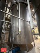 20,000 Gallon Dome-Top S/S Crystallizer with Vertical Side/Bottom Sweep Agitation