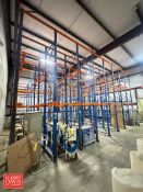 Sections: Drive-In Pallet Racking: (10) Deep x 16’ Height - Rigging Fee: $6,500