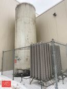 Vertical Liquid Nitrogen Tank with Vaporizer - Rigging Fee: $6,000