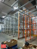 Sections: Pallet Racking: (7) 4-Deep, Drive-In: 4' × 16’ × 15’ Height, (1) 3-Deep, Drive-In: 4’ x 12