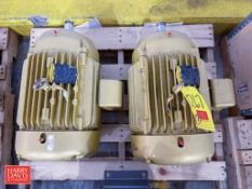 Baldor 15 and 20 HP 3,520 RPM Motor - Rigging Fee: $150