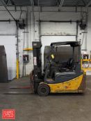 CAT Electric Fork Truck with 3-Stage Mast and Side Shift - Rigging Fee: $150