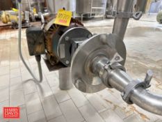 Ampco Centrifugal Pump, Model: LCV530-252-21 with Baldor Motor: Mounted on S/S Base