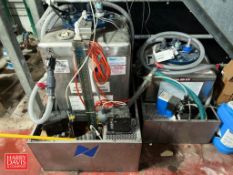 Nalco Water System with 70 Gallon and 30 Gallon S/S Tanks, (2) 3D Trasar HMIs, (2) Centrifugal Pumps