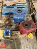 (2) Right Angle Drives and Steam Flow Control Valve - Rigging Fee: $100