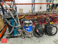 Shop Vac's - Rigging Fee: $200