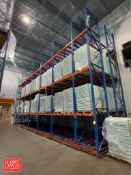 Sections: 3-Deep Pallet Racking: (6) 8’ × 150