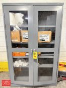 Glass-Front Cabinet: 78
