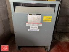 Square D Sorgel 15 KVA General Purpose 15 KVA Transformer, H.V. 240/480, 62/31 Amps, L.V. 120/240