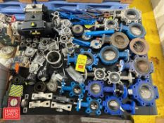 Assorted Butterfly Valves, Bearings, Actuators and Butterfly Valves Handles - Rigging Fee: $100