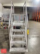 Portable S/S Platform with Stairs, Handrail: 29
